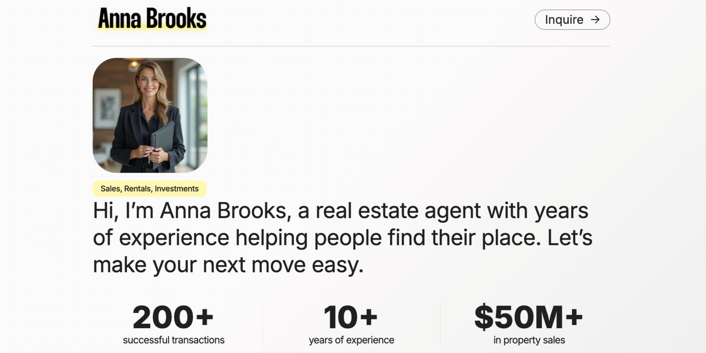 Real Estate Agent